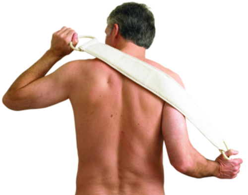 Bande et gant en flanelle