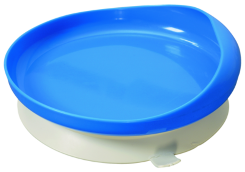Assiette à rebord sur ventouse