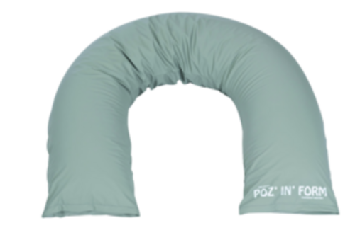 Coussins de positionnement demi lune en fibre à effet mémoire Poz'in'form®