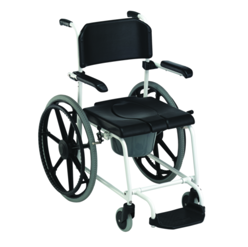 Fauteuil de douche-toilette à grandes roues Cascade