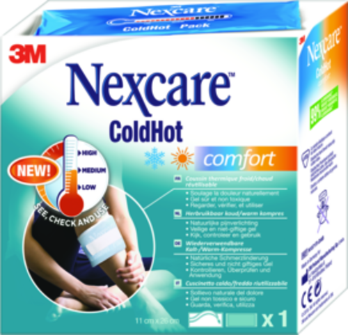 Coussin thermique réutilisable Nexcare™ ColdHot* Comfort avec indicateur thermique
