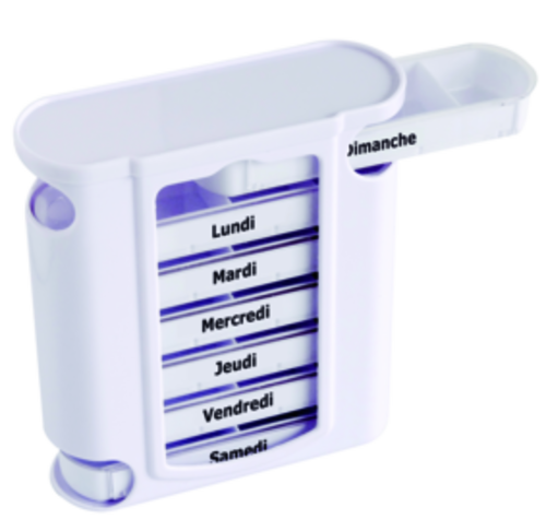 Box pilulier hebdomadaire Pharmatechnics