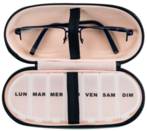 Pilulier et étui à lunettes Pharmatechnics