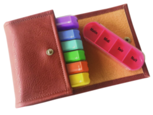 Pilulier pochette compacte Pharmatechnics