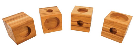 Sur-élévateurs en  bambou