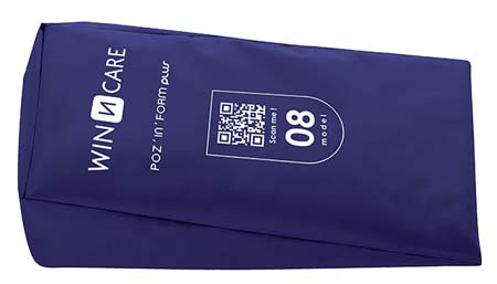 Coussins de positionnement déclive en microbilles